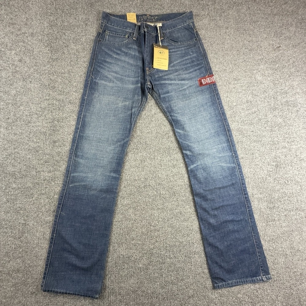 Levis 539 Jeans Mens 32x34 Blue Relaxed Fit Straight Leg Medium Wash Denim Pants